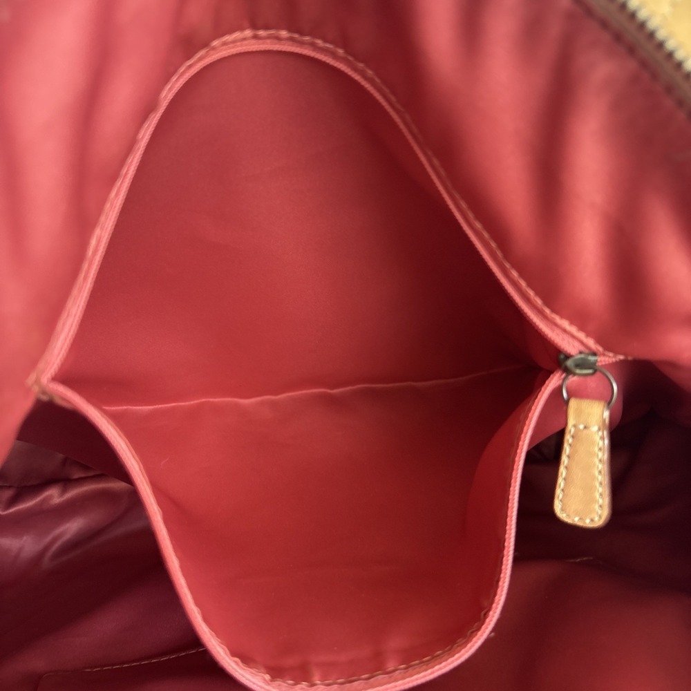 COACH Poppy Whipstitch Tote Bag Natural Tan Leather Large 19018 - Picture 16 of 16